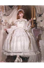 Classical Puppets Eyelash Lace Normal Waist One Piece(Pre-Order/4 Colours/Full Payment Without Shipping)